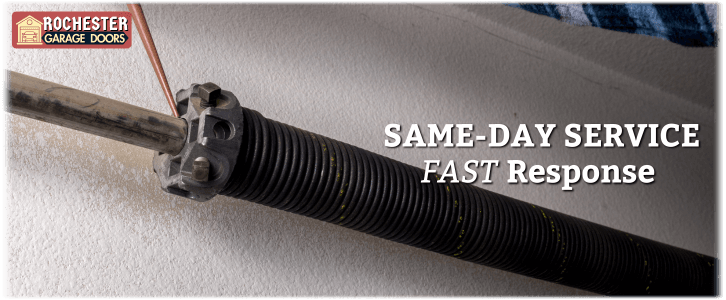 Broken Garage Door Spring Rochester